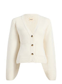 Khaite die scharlachrote Strickjacke