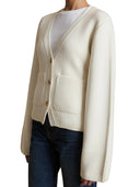 Khaite die scharlachrote Strickjacke