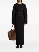 Khaite die scharlachrote Strickjacke