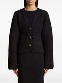 Khaite die scharlachrote Strickjacke