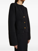 Khaite die scharlachrote Strickjacke