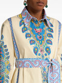 Etro Shirtdress z nadrukiem Paisley