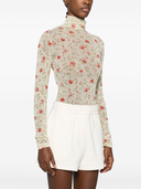 Prada Floral Mesh Bodysuit