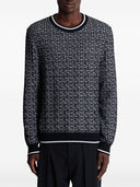 Pull Balmain avec motif Jacquard
