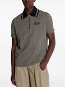 Balmain Labyrinth Polo Shirt With Jacquard Effect