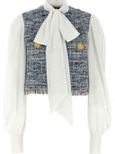 Camicetta di pannelli Balmain Tweed