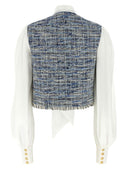 Camicetta di pannelli Balmain Tweed