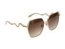 Solbriller Roberto Cavalli SRC035 M 0400 Oro Giallo Lucido /16 /140