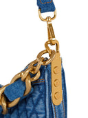 Balmain Soft Moon Denim 1945 Umhängetasche