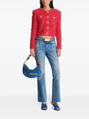 Balmain Soft Moon Denim 1945 Umhängetasche