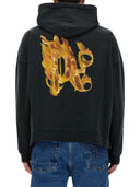 Palm Angels "Burning Monogram" Print Sweatshirt