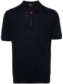 Kiton Dark Blue Polo Shirt