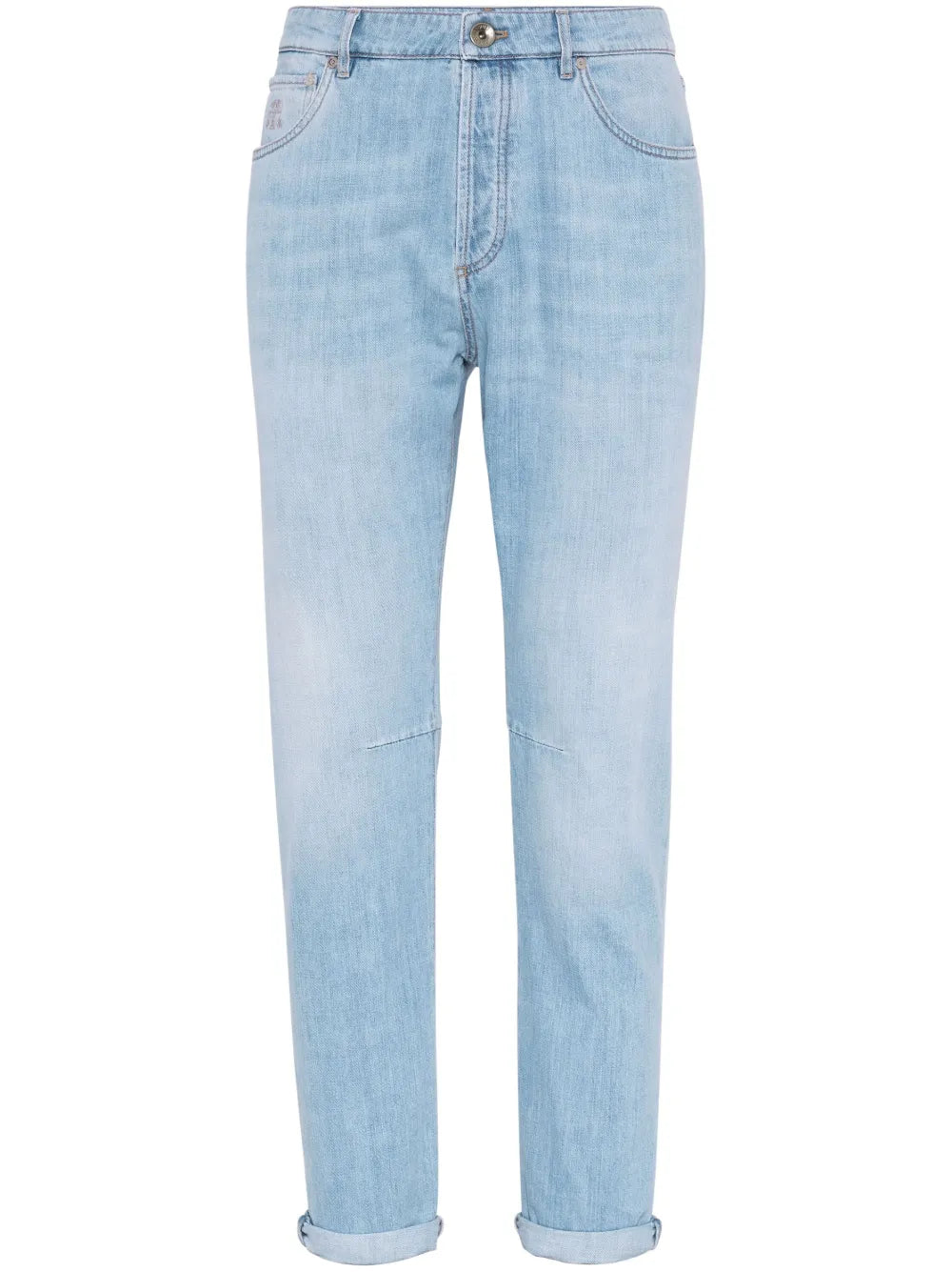 Brunello Cucinelli taps toelopende jeans met een gemiddelde stijging