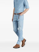 Brunello Cucinelli Tapered Jeans With A Medium Rise