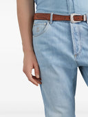 Brunello Cucinelli Tapered Jeans With A Medium Rise