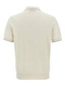 Brunello Cucinelli Cotton Polo Shirt With Logo Embroidery