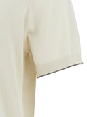 Brunello Cucinelli Cotton Polo Shirt With Logo Embroidery