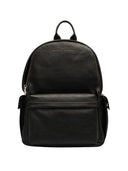 Zaino in pelle nera di Brunello Cucinelli con logo