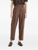 Brunello Cucinelli Straight Trousers With Monili Detail