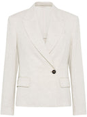 Blazer Brunello Cucinelli abbellito con gioielli