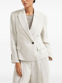 Blazer Brunello Cucinelli abbellito con gioielli