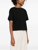 Brunello Cucinelli Brunello Cucinelli T Shirt With Jewel Chain Detail