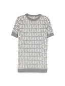 Vestido de chenille fendi ff
