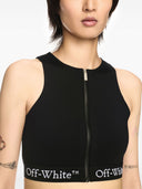 Fuori top bianco con band logo