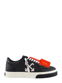 Off White New Black Vulcanized Low Sneakers