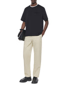 MAISON KITSUNE 'Oversiase Fox T Shirt z Relief Purping