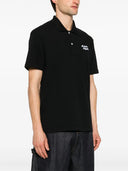 Maison Kitsune` Handwriting Polo With Embroidery