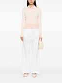 Maison Kitsune` Pleated Cardigan With Baby Fox Appliqué