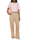 Maison Kitsune` Regular Short Sleeve Sweater With Fox Baby Patch