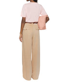 Maison Kitsune` Regular Short Sleeve Sweater With Fox Baby Patch