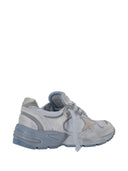 Golden Goose Running Dad New Net And Suede Upper Nabuk Star And Heel Suede Star