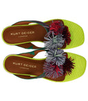 Kurt Geiger Pom Pom Mehrfarbige Tanga-Sandale