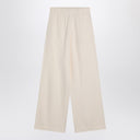 Moncler Cream Colored Cotton Trousers