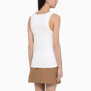 Réservateur de coton blanc Moncler avec logo