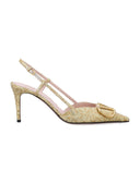 Chaussures plates Valentino Garavani Doré