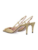 Chaussures plates Valentino Garavani Doré