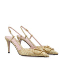 Chaussures plates Valentino Garavani Doré