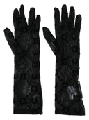 Marine Serre Flocked Monogram Gloves