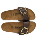 Birkenstock Madrid Raffia Big Buckle Carafe Sandal