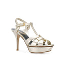 Sandalias tributo de Saint Laurent