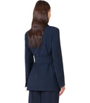 マックスマラウィークエンドテソブルーベルトブレザー