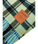 Ganni Yellow Pear Check Scarf