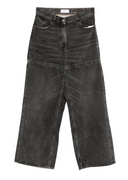 The Attico Long Pant Overdyed Treated Cotton Gabardine
