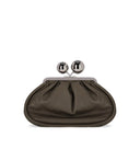 Max Mara Weekend Pasticcino Milvanew Medium Mud Clutch