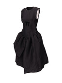 Shushu Tong Smocked Panel Evening Dress