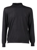 Fedeli Mock Neck L/S Knitted Sweater Man